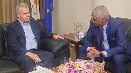 India, Cyprus discuss bilateral ties, institutional cooperation