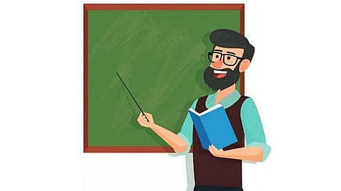 The department of state educational research and training prepared the material to train teachers, which is bulky.