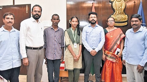 The Collector said AP had 14 students chosen nationwide, with two from Guntur. 