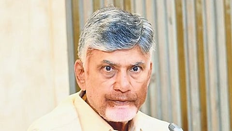 Andhra Chief Minister N Chandrababu Naidu