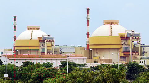 A view of Kudankulam Nuclear Power Plant in Tamil Nadu's Tirunelveli district.
