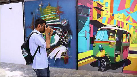 From blue streets to graffiti: India's cities redefine identity through art