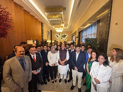 Rajnath Singh receives warm welcome from Indian diaspora in Bishkek ahead of SCO Defence Ministers' Meeting