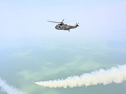 DRDO & Indian Navy conduct maiden successful Salvo launch of NASM-SR missiles