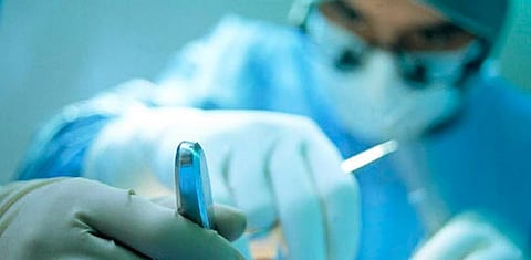 Since the biopsy report strongly indicated malignancy, chemotherapy was given to reduce the size. Despite this, the tumour continued to occupy more than 75% of the chest cavity, said a release.