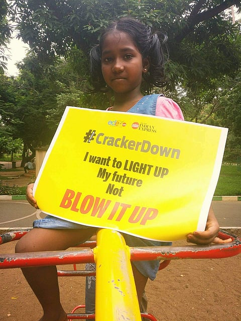 Every year, India spends approximately Rs 2200 crore on crackers. Those crackers also emit pollution roughly 1000 times the permissible limit. Join us to #CrakerDown this Diwali