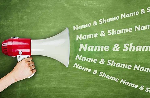 Is naming and shaming the way to go?