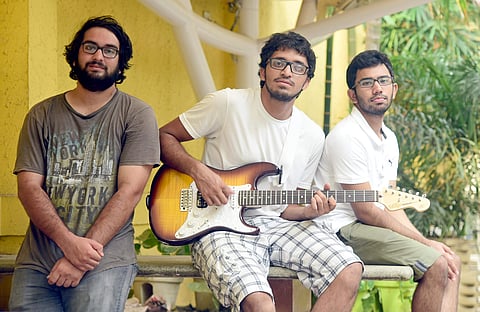 Shiv Rekhi (bass), Elvis Xaviour (vocals/guitar) and Pranav Kr (drums) have quite an unconventional bond that sways between classic rock, grunge and pop | Martin Louis