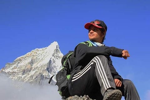 Riya's preparation before the climb, she says she did a lot of jogging, skipping and went cycling for 45 days straight