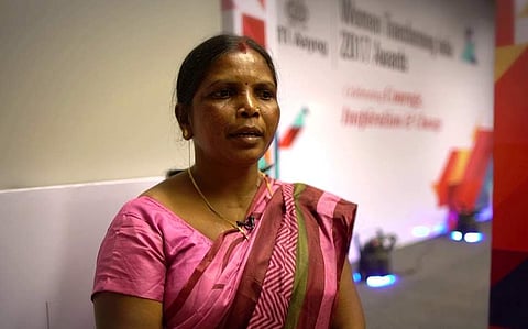 Jamuna Tudu was conferred with the Godfrey Phillips Bravery Award in the 'Acts of Social Courage'