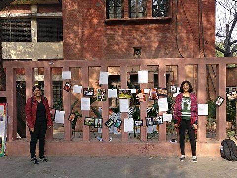 Exhibition of the Genders Project in Ramjas College