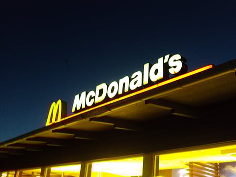 A McDonalds outlet