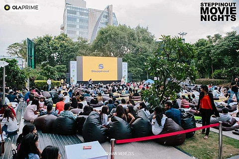 One of the screenings organised by SteppinOut Movie Nights