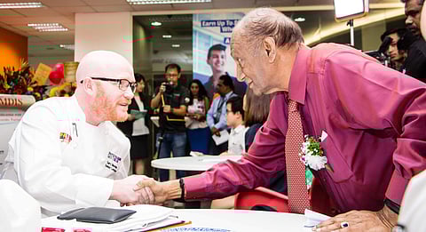 MasterChef Gary Maclean and MDIS Secretary-General, Dr R Theyvendran