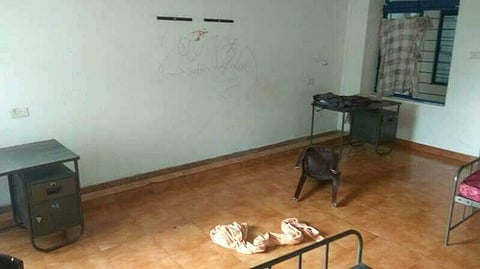 A shot of Arsh's room where he attempted to kill himself | Facebook