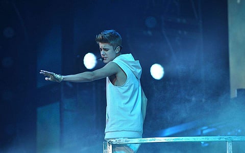 Justin Bieber at DY Patil Stadium