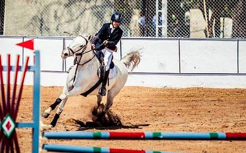 Abbas is getting to the limelight of the equestrian world