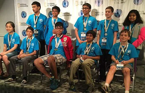 Finalists of the National Geographic Bee