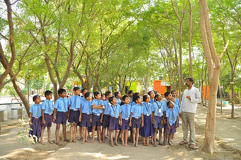 Kotresh makes revolutionary progress for Government school