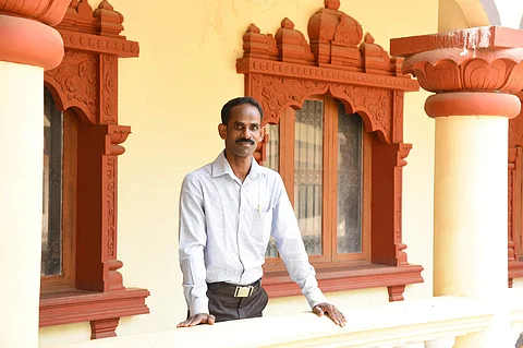 Thimappa’s unconventional teaching and independent learning surely makes him stand out as a teacher Pics: Rajesh Shetty