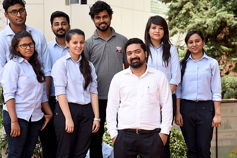 Arijit Roy who is more like a friend to his students | Pics: Nagaraja Gadekal