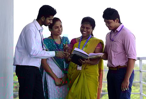Sindhu K P used to explain concepts to her friends when she was a student. That’s how she chose teaching | Pics: Sunish P Surendran