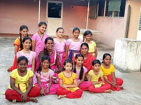 Ponni K conducts classical dance classes and has devoted her entire life to this art form and teaching it to young aspirants