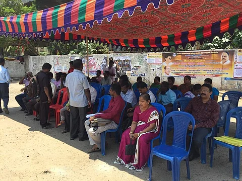 The protest at Presidency College