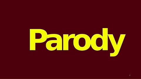 Parody for the sake of parity | Slideshare