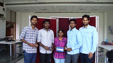 Sai Sravan Manne along with his team