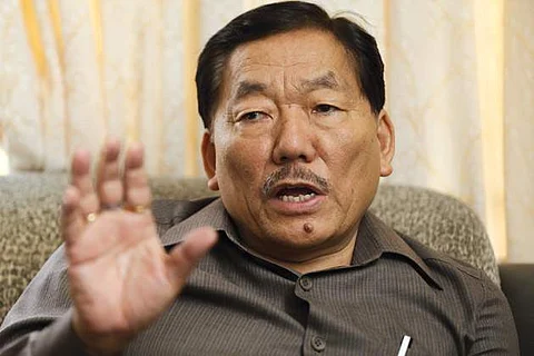 Sikkim CM Pawan Chamling laid the foundation stone of the state's engineering college