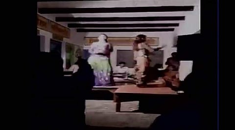 A screengrab of th dance | Source: ANI