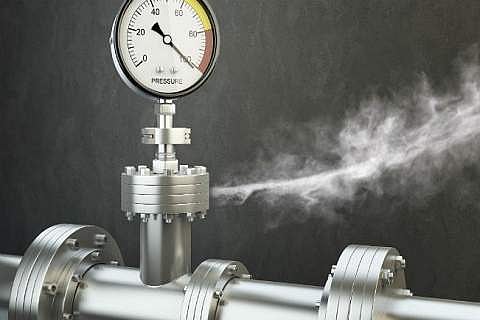 The leakage caused an explosion of a cylinder in the cold storage