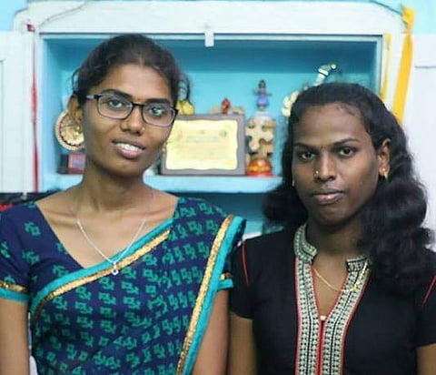 Tarika Banu (left) with her 'mother' Grace Banu
