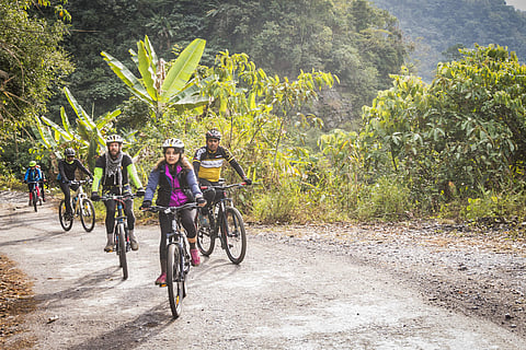 The terrain from Tezu to Anini was a life-changing experience for the riders