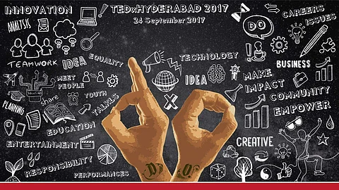 The theme of TEDxHyderabad 2017 in DO