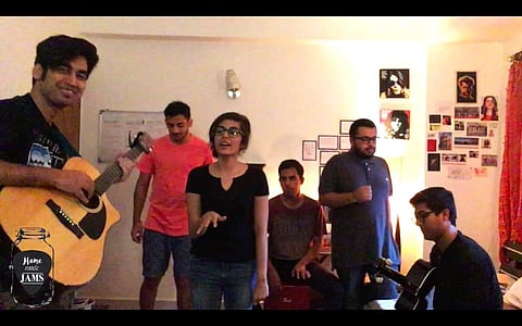 Home Made Jams at one of their sessions