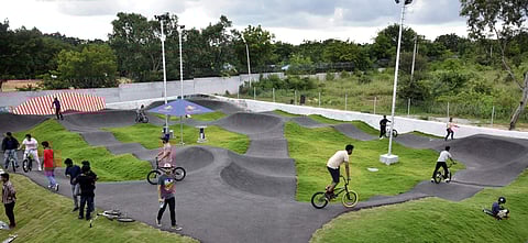 A glimpse of the WallRide Park
