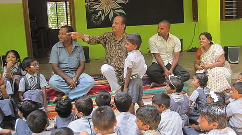 SP Udayakumar says that Gnani Sankaran was agreat stroy-teller, always popular with children.