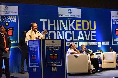 Vice President M Venkaiah Naidu inaugurated The New Indian Express' ThinkEdu Conclave in Chennai, on Wednesday | Pictures: P Jawahar