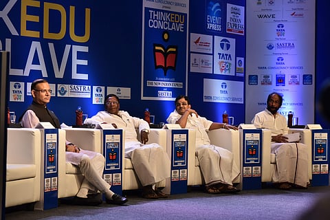 The panel discussed if better education can improve the political scenario of the country | Pictures: P Jawahar