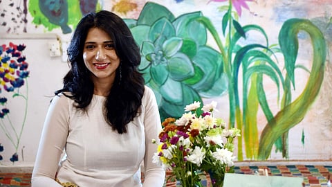 Saher Ali is an artist herself and loves to paint | Pics: R Satish Babu