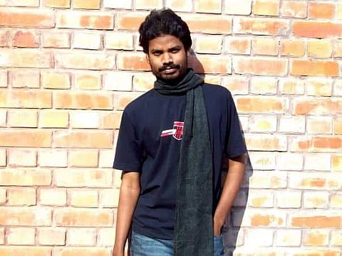 Syamsundar’s cartoons are mainly about Dalit issues and a promotion of Ambedkarite ideology