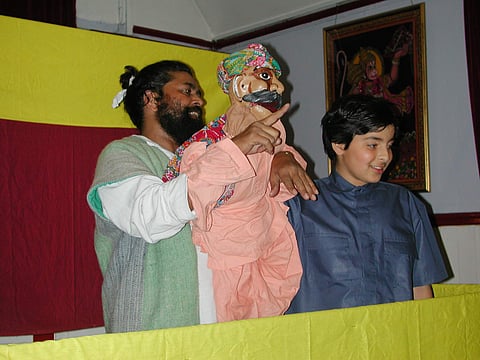 Ramlal is the fourth generation puppeteer in his family