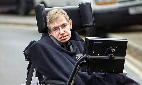The online sale announced Monday by auctioneer Christie's features 22 items from Hawking, including his doctoral thesis on the origins of the universe, some of his many awards