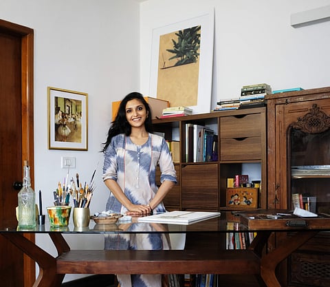 Nirupa Rao’s favourite artist changes according to her mood and at this very moment, she is in love with Japanese and Chinese scroll paintings (Pic: Nirupa Rao)