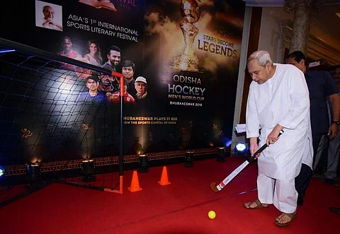 Patnaik also unveiled the covers of a ready reckoner on Hockey World Cups over the years and sports magazine 'Hockey Bites'