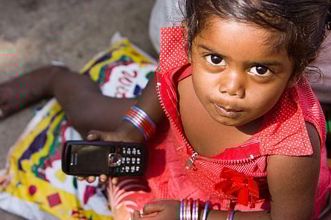 In rural areas only 19 per cent of teenage girls have access to a mobile phone
