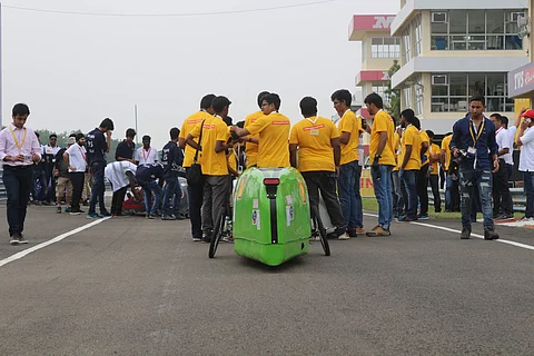 Over 45 teams from different institutes, who have cleared the first phase of the fuel efficiency competition, are participating in the final showdown (Pic: Prajanma Das)