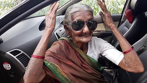 At 107, Mastanamma was the world's oldest YouTuber (pic: YouTube/Country Foods)